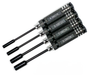 Racers Edge 7220 Metric Nut Driver Set with Black Handles (4 Pieces)