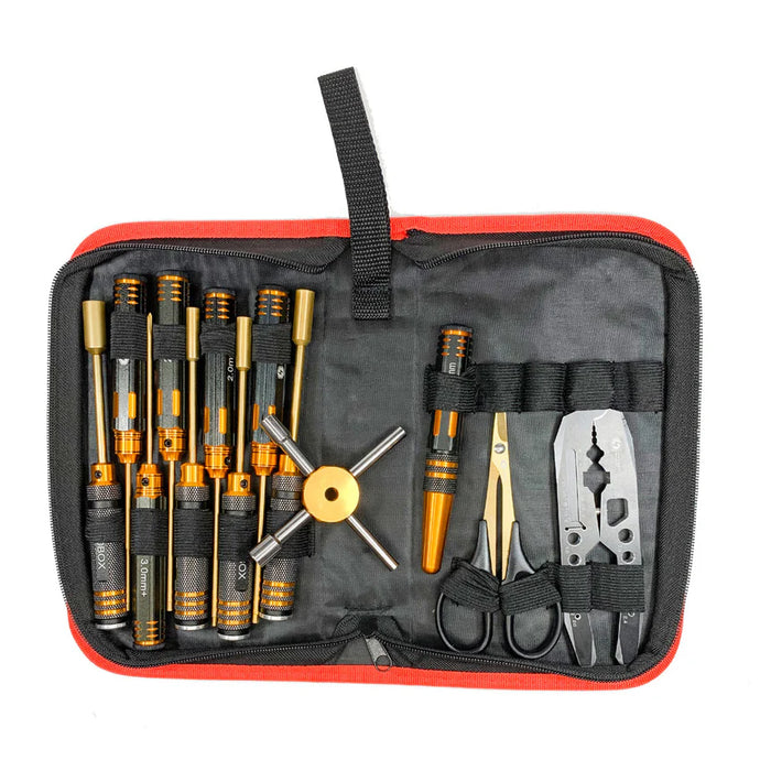 Racers Edge 7751 Metric Tool Set with Bag (13 Pieces)
