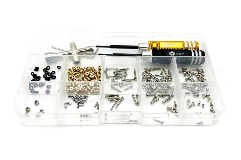 Racers Edge 7759 Tool Box Set for Axial SCX24 (Includes Machined Tools)