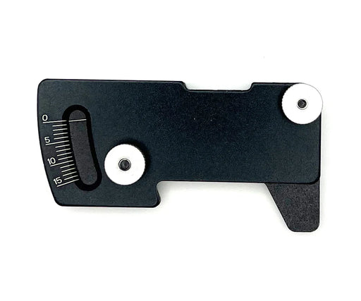 Racers Edge PRO7026 Aluminum Ride Height & Camber Gauge - Black