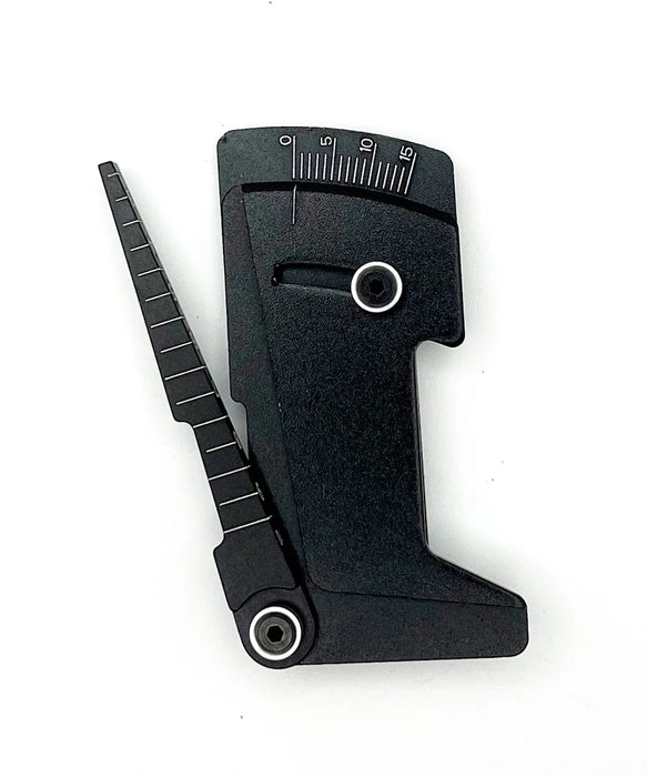 Racers Edge PRO7026 Aluminum Ride Height & Camber Gauge - Black