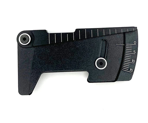 Racers Edge PRO7026 Aluminum Ride Height & Camber Gauge - Black