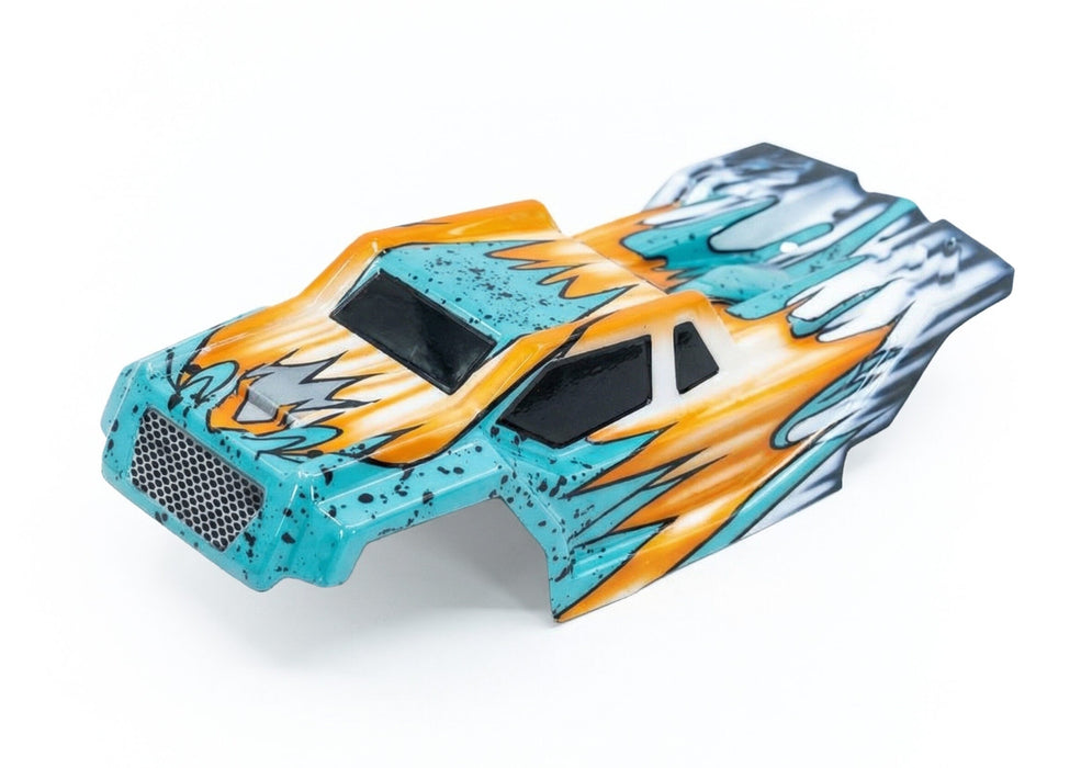 RadianZ Design 02AGI ARRMA® Typhon Grom Iron Trek 1/14 Pre-Painted Truggy Body