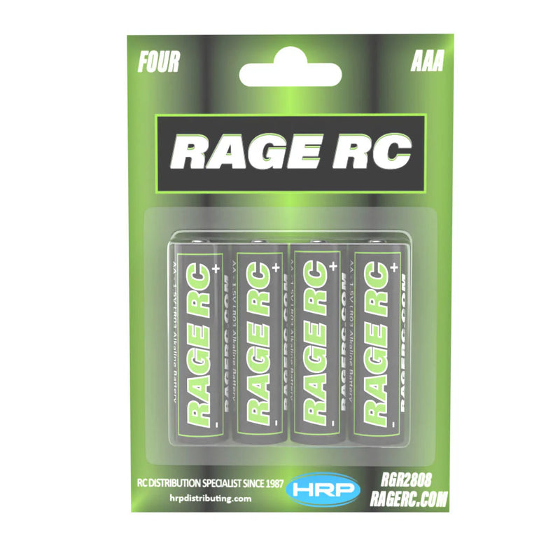 Rage RC 2808 AAA Alkaline Batteries (4 Pack)