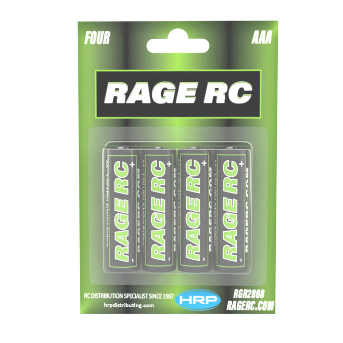 Rage RC 2808 AAA Alkaline Batteries (4 Pack)