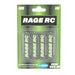 Rage RC 2808 AAA Alkaline Batteries (4 Pack)