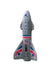 Rage RC 4150G Spinner Missile XL Electric Free-Flight Rocket with Parachute and LEDs - Gray