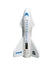 Rage RC 4150W Spinner Missile XL Electric Free-Flight Rocket with Parachute and LEDs - White