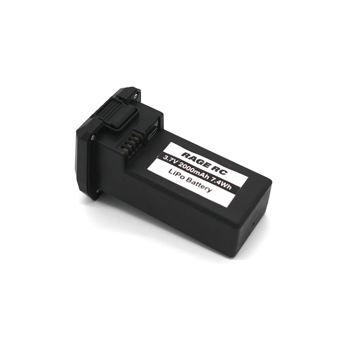 Rage RC 4557 3.7V 1S 2000mAh Lipo Battery with Case for Stinger 3.0
