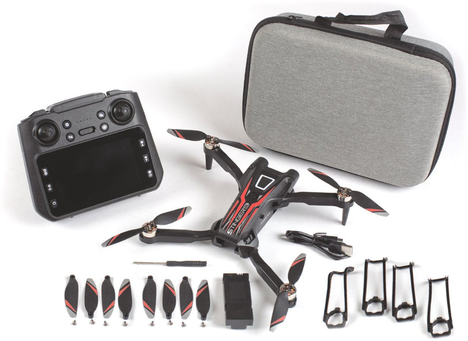 Rage RC 4600 Stinger FPV Drone with 1080p HD Camera with Storage Case