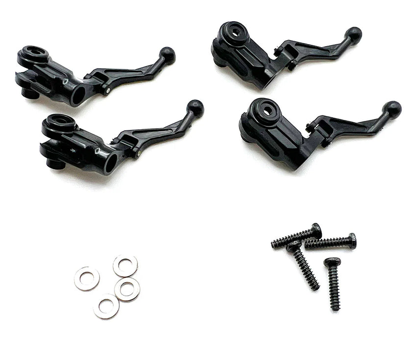 Rage RC 6059 Blade Grips with Screw Set for Hero-Copter (4 Pack)