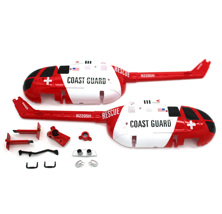 Rage RC 6079 Canopy Set for Hero-Copter - Coast Guard