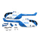 Rage RC 6080 Canopy Set for Hero-Copter - Police