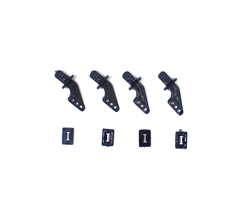 Rage RC A1186 Servo Arms (Set of 4) for Tempest 600, Super Cub MX4, Micro Warbirds