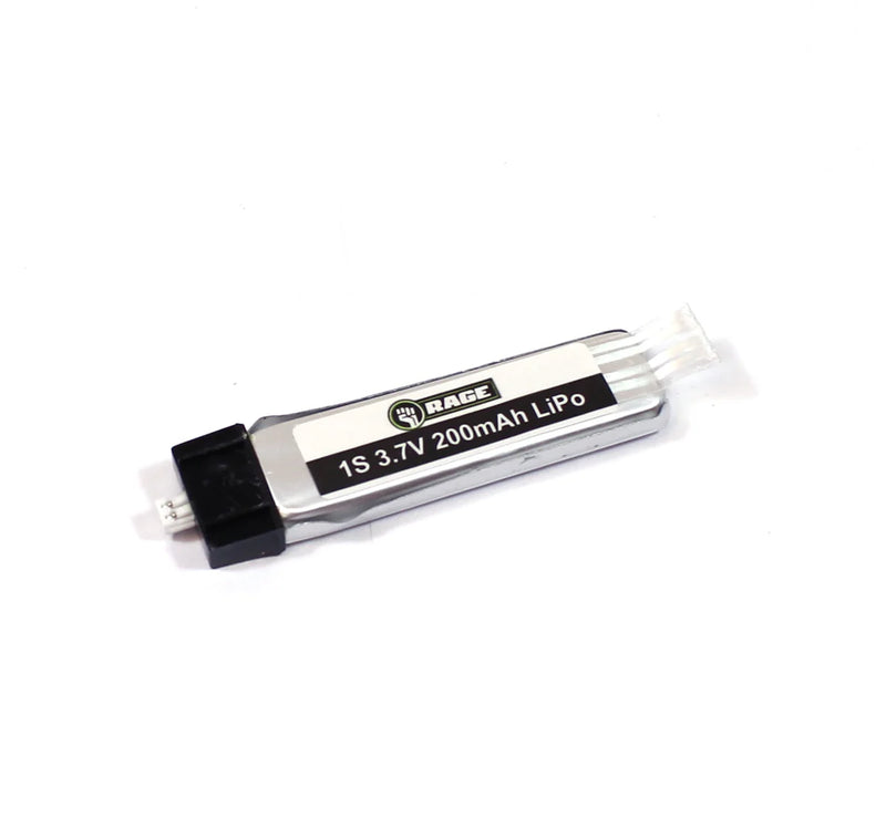 Rage RC A1200 1S 3.7V 200mAh 25C LiPo Battery for Beechcraft