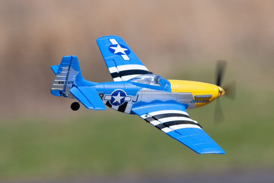 Rage RC A1300V2 P-51D Mustang Micro RTF Aircraft with PASS