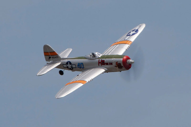 Rage RC A1307 P-47 Thunderbolt Micro RTF Airplane with PASS (Pilot Assist Stability Software) System