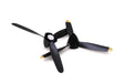 Rage RC A1329 3-Blade Propeller & Spinner Set for Spitfire (2 Pack)