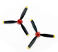 Rage RC A1344 3-Blade Propeller & Spinner (2) for P-40