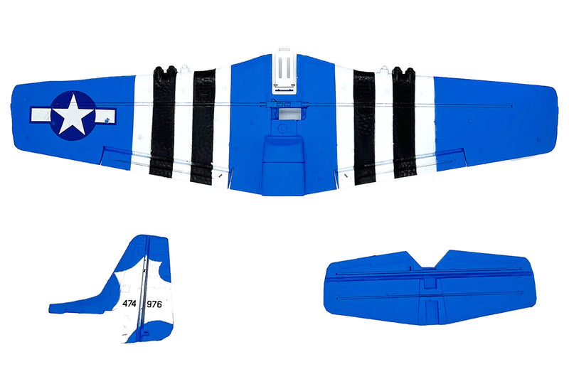 Rage RC A1361 Main Wing and Tail for P-51 Obsession