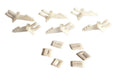 Rage RC A1517 Screwless Hardware Set (2 horns, 4 clevis') for Super Cub 750, BL