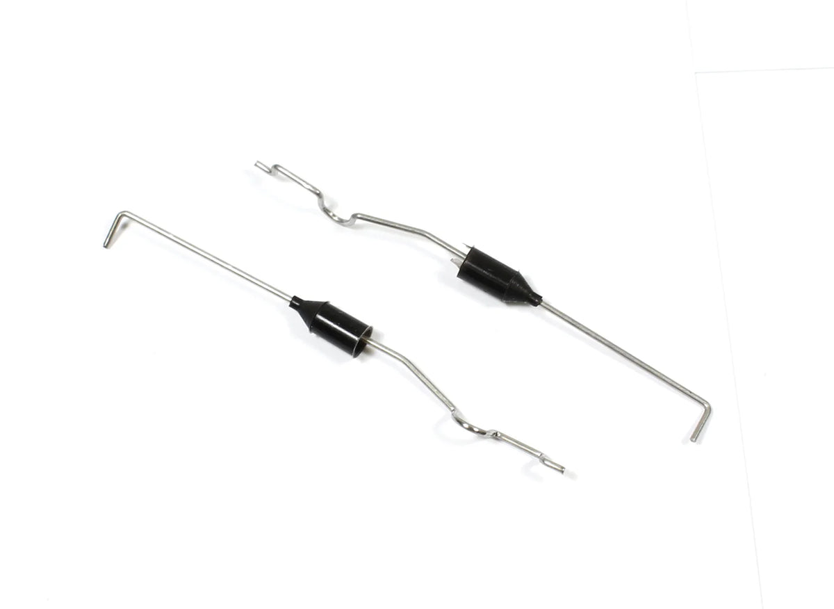 Rage RC B1142 Rudder Push Rod for Black Marlin MX, LightWave (2 Pack ...