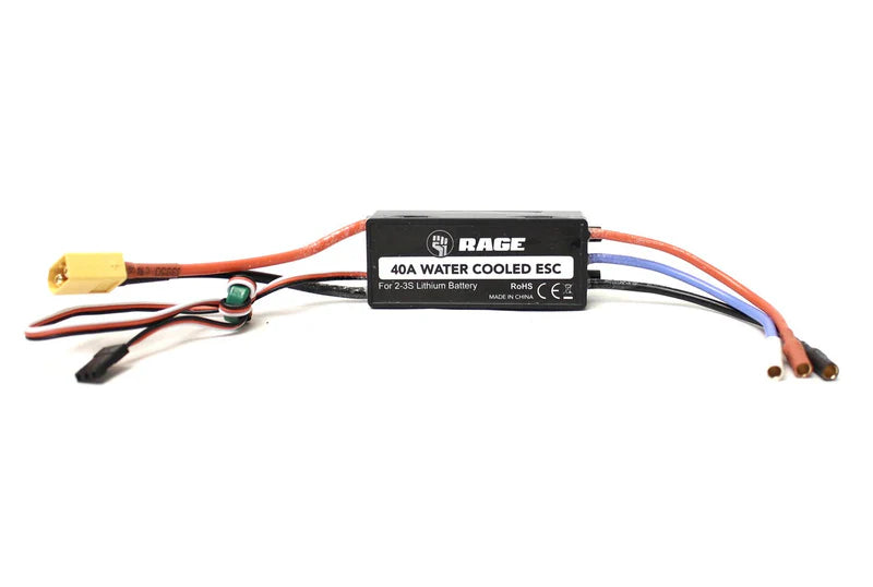 Rage RC B1251 Water-Cooled 40A Brushless ESC SC700BL Super Cat