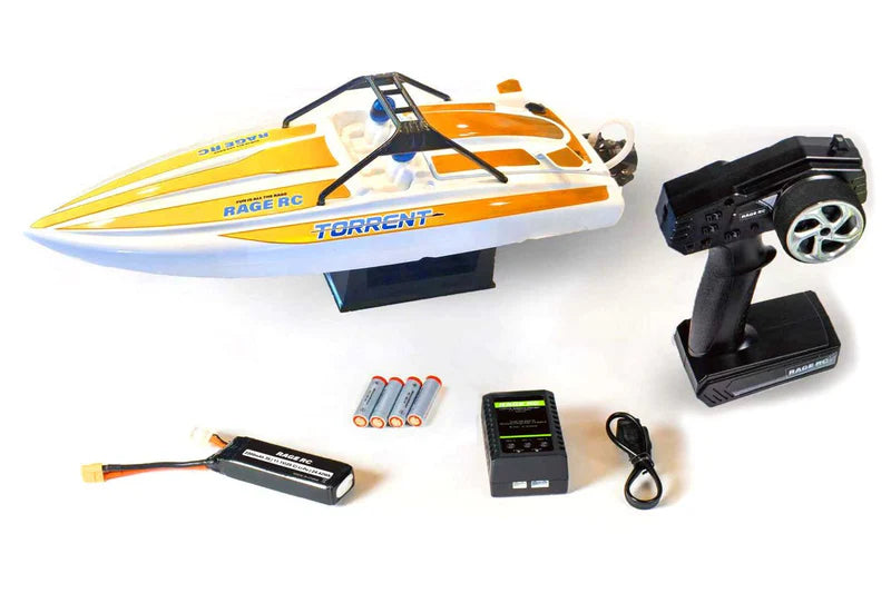 Rage RC B1500 Red Torrent 450BL RTR Jet Boat