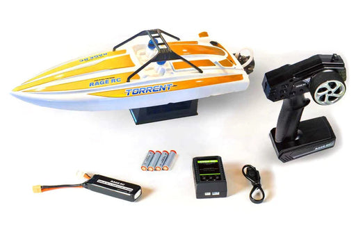 Rage RC B1500 Red Torrent 450BL RTR Jet Boat