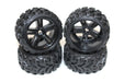 Rage RC C2468 Assembled Wheels & Tires for Mini Trek (4 Pack)