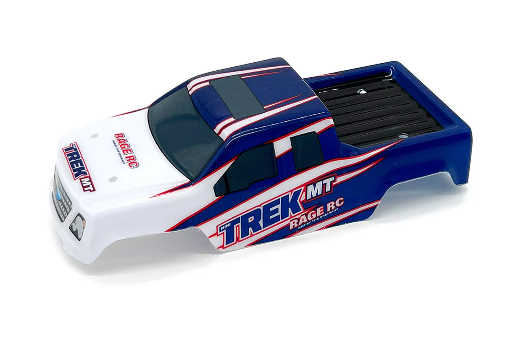 Rage RC C2495 Printed Body (Blue) for Mini Trek MT