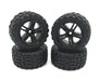 Rage RC C2496 Assembled Wheels & Tires for Mini Trek MT (4 Pack)