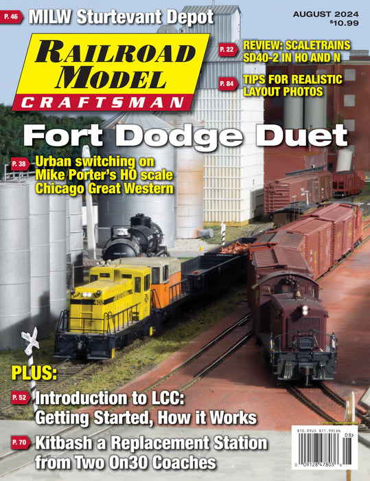 Railroad Model Craftsman Magazine August 2024