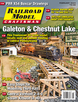 Railroad Model Craftsman Magazine February 2024