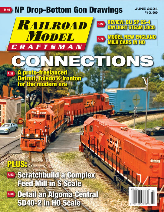 Railroad Model Craftsman Magazine June 2024