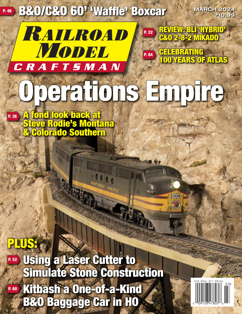 Railroad Model Craftsman Magazine March 2024