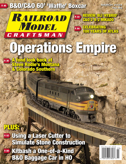 Railroad Model Craftsman Magazine March 2024