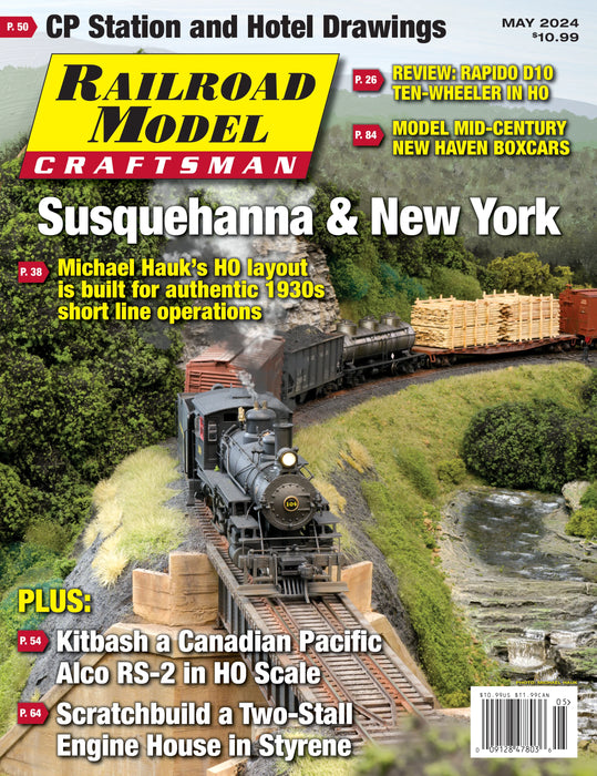 Railroad Model Craftsman Magazine May 2024