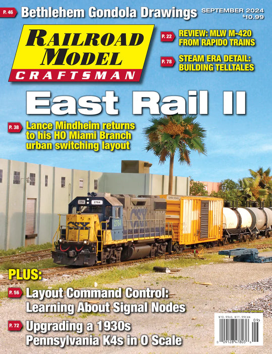 Railroad Model Craftsman Magazine September 2024