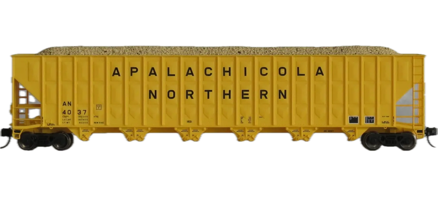 Trainworx 27057 N Scale Woodchip Hopper Apalachicola Northern