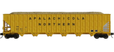 Trainworx 27057 N Scale Woodchip Hopper Apalachicola Northern