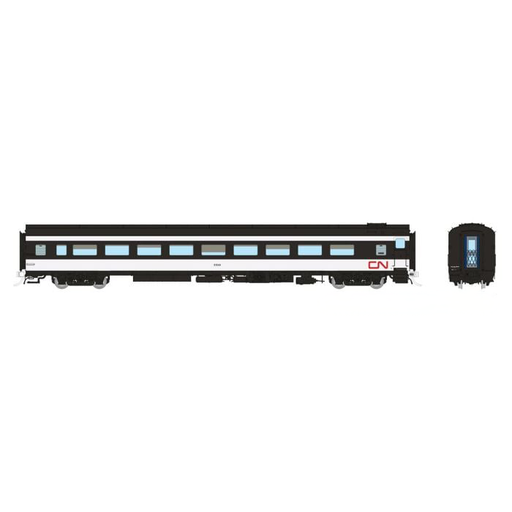 Rapido 100377 HO Scale Lightweight Coach CN - Wet Noodle Scheme 5654