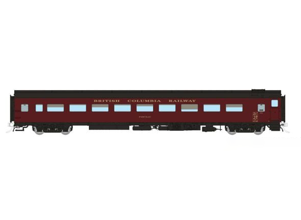 Rapido 100381 HO Scale Lightweight Coach BC Rail 156520 Capilano