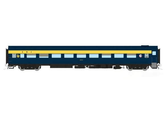 Rapido 100387 HO Scale Lightweight Coach Central of New Jersey 270