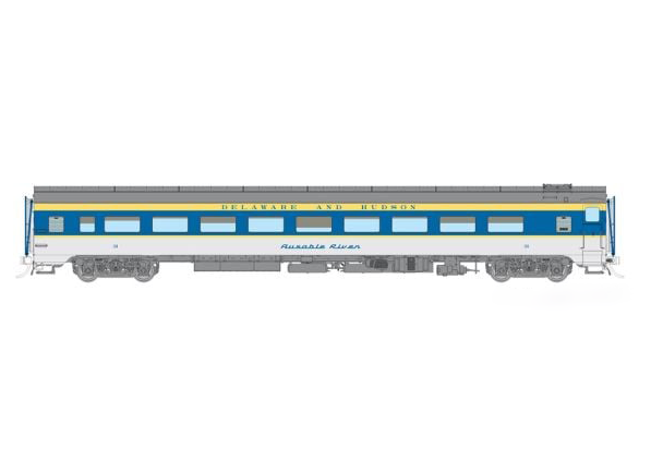 Rapido 100391 HO Scale Lightweight Coach Delaware & Hudson 33
