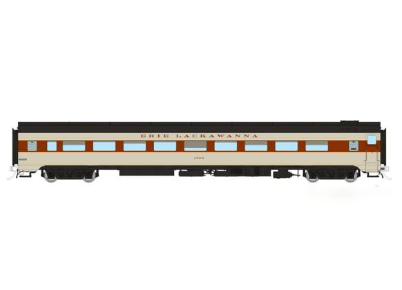 Rapido 100393 HO Scale Lightweight Coach Erie-Lackawanna 1306