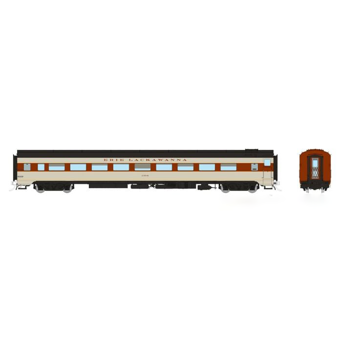 Rapido 100395 HO Scale Lightweight Coach Erie-Lackawanna 1323