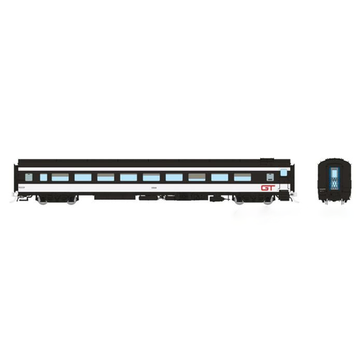 Rapido 100400 HO Scale Lightweight Coach GTW - Wet Noodle Scheme 4886