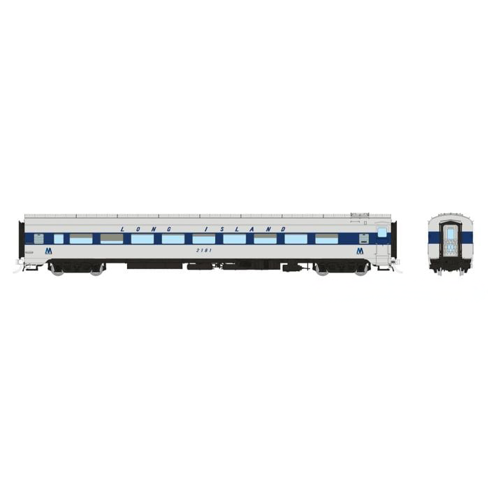 Rapido 100403 HO Scale Lightweight Coach Long Island Railroad 2184