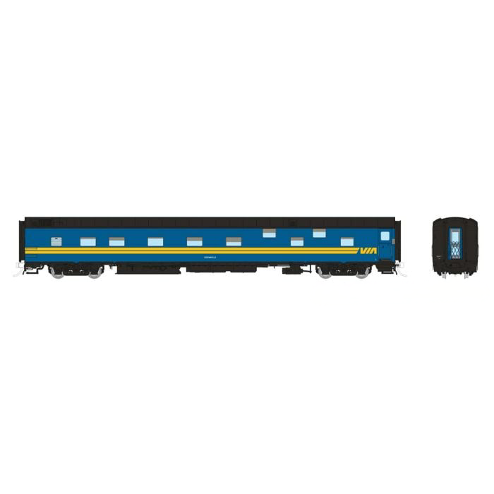 Rapido 101151 HO Scale Duplex Sleeper VIA Rail Canada 1129 Elnora